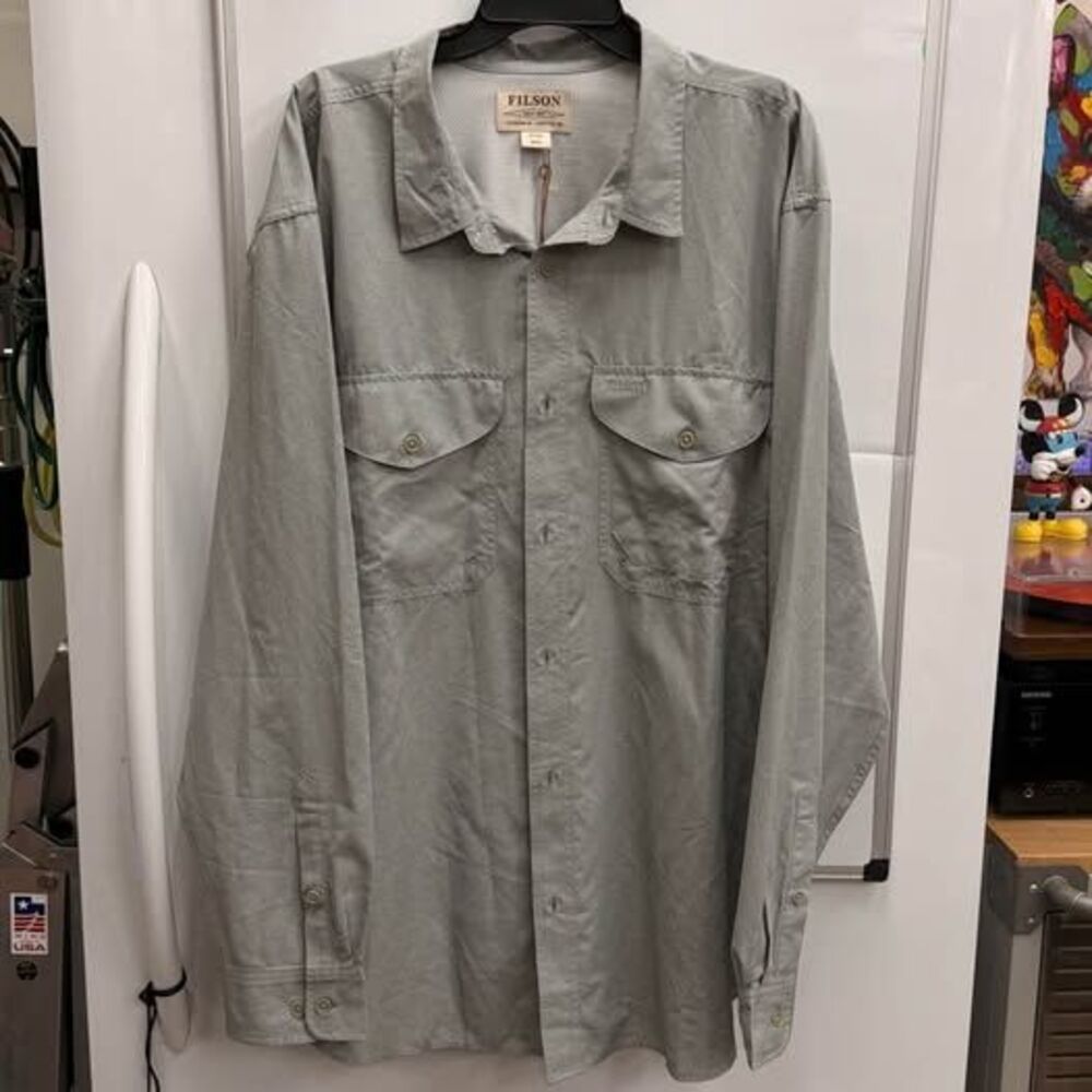 Filson Long Sleeve Button Down Shirt Size 3XL